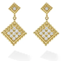 Diamonds<LAGOS 18K Gold Diamond Drop Earrings