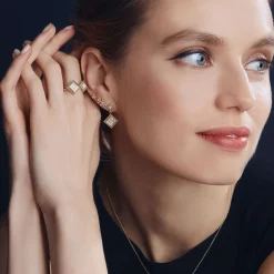 Diamonds<LAGOS 18K Gold Diamond Drop Earrings