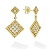 Gold<LAGOS 18K Gold Diamond Drop Earrings