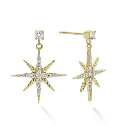 Drop Earrings<LAGOS 18K Gold Diamond Drop Earrings