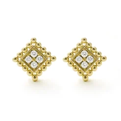 Gold<LAGOS 18K Gold Diamond Earrings