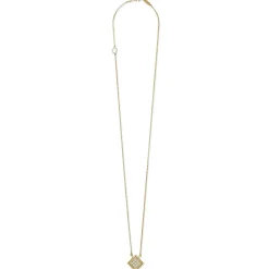 Gold<LAGOS 18K Gold Diamond Pendant Necklace