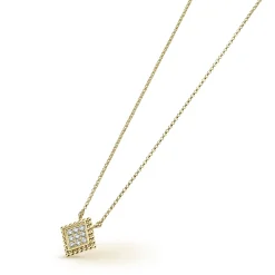 Gold<LAGOS 18K Gold Diamond Pendant Necklace