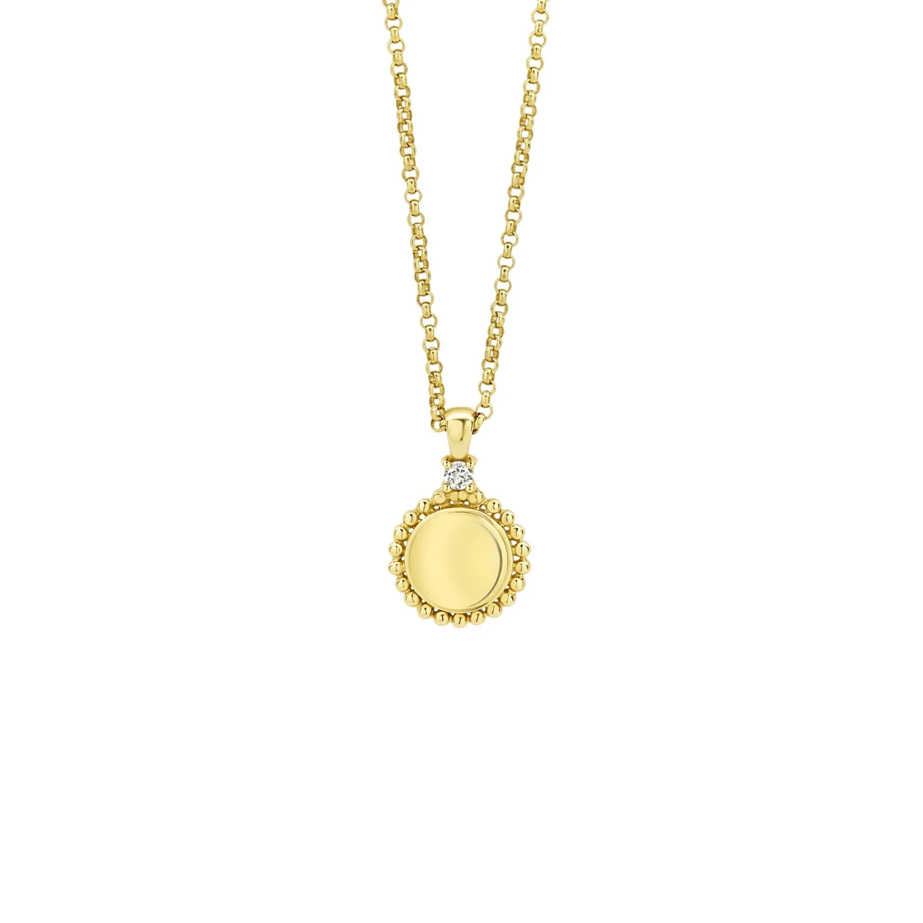 Diamonds<LAGOS 18K Gold Diamond Pendant Necklace