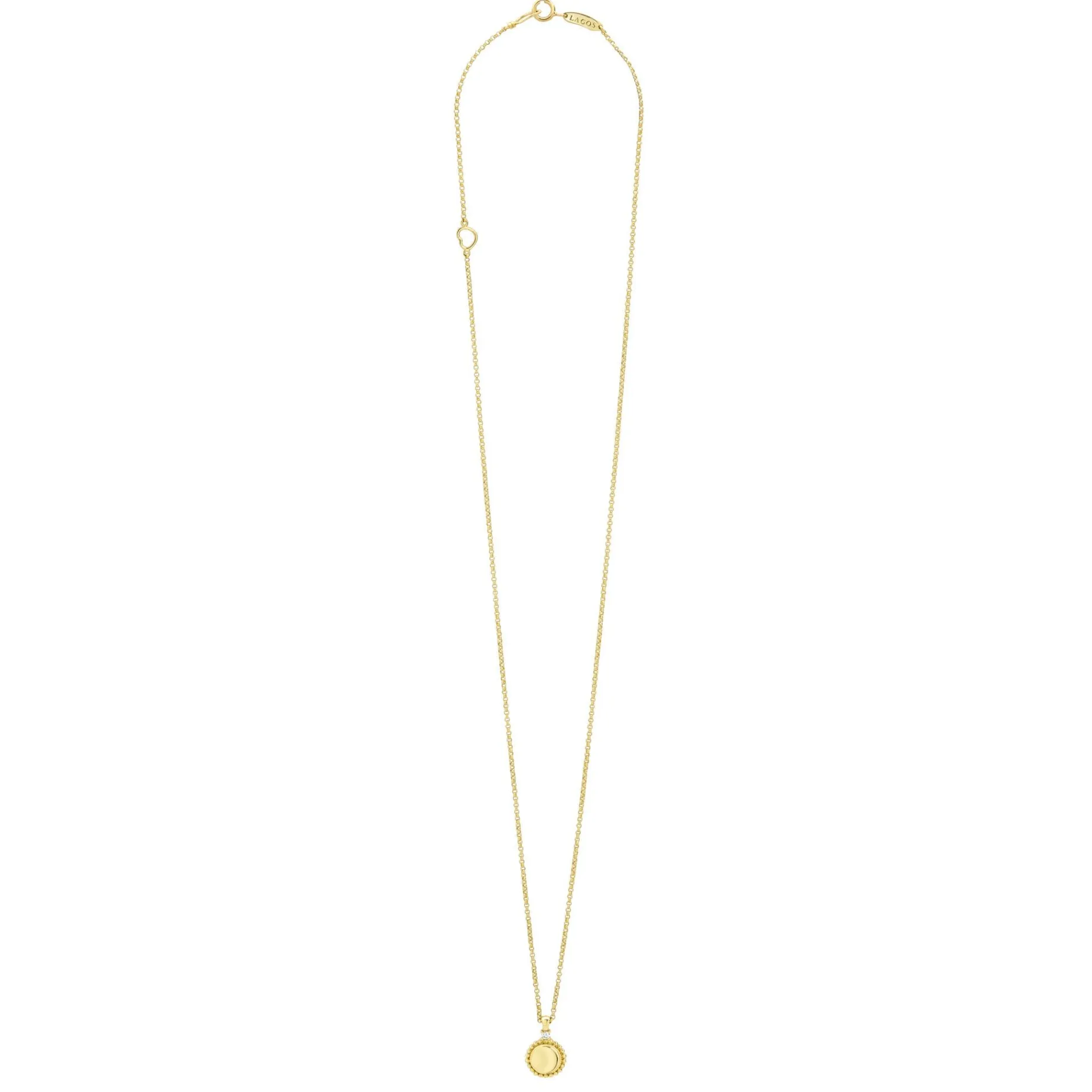 Diamonds<LAGOS 18K Gold Diamond Pendant Necklace