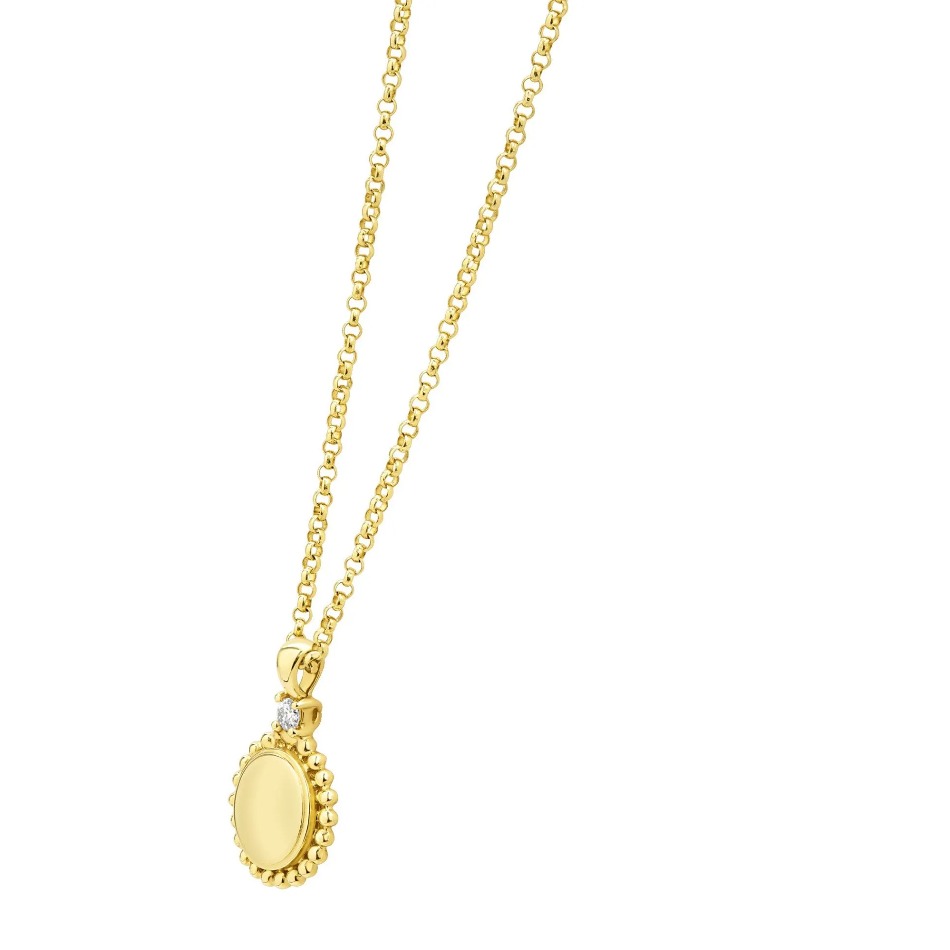 Diamonds<LAGOS 18K Gold Diamond Pendant Necklace