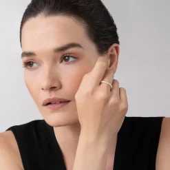 Statement Rings<LAGOS 18K Gold Diamond Stacking Ring Set