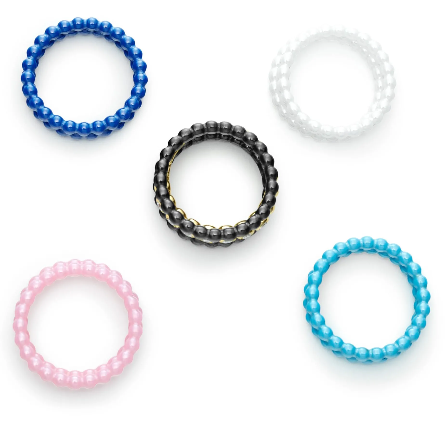 Statement Rings<LAGOS 18K Gold Diamond Stacking Ring Set