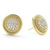 Gold<LAGOS 18K Gold Diamond Stud Earrings