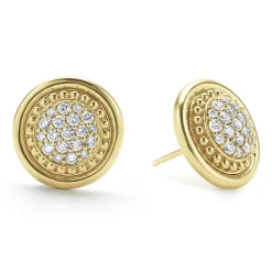 Diamonds<LAGOS 18K Gold Diamond Stud Earrings