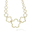 Gold<LAGOS 18K Gold Floral Link Necklace