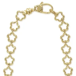 Gold<LAGOS 18K Gold Floral Link Necklace
