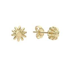 Gold<LAGOS 18K Gold Fluted Earrings