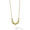 Gold<LAGOS 18K Gold Graduated Bead Necklace