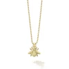 Gold<LAGOS 18K Gold Honeybee Pendant Necklace