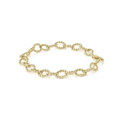 Gold<LAGOS 18K Gold Large Link Bracelet