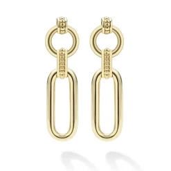 Drop Earrings<LAGOS 18K Gold Link Drop Earrings