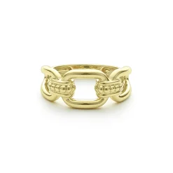 Gold<LAGOS 18K Gold Link Ring