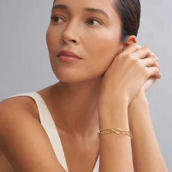 Link Bracelets<LAGOS 18K Gold Oval Link Bracelet