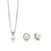 Silver<LAGOS 18K Gold Pearl Earring And Necklace Gift Set