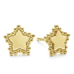 Gold<LAGOS 18K Gold Star Stud Earrings