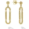 Drop Earrings<LAGOS 18K Gold Superfine Caviar Drop Earrings
