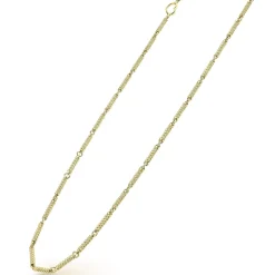 Gold<LAGOS 18K Gold Superfine Caviar Link Necklace