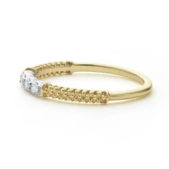 Diamonds<LAGOS 18K Gold Superfine Diamond Stacking Ring