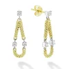 Diamonds<LAGOS 18K Gold Superfine Diamond Tear Drop Earrings