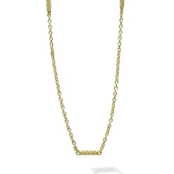 Chains<LAGOS 18K Gold Superfine Station Chain Necklace