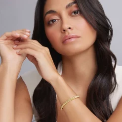 Diamonds<LAGOS 18K Gold X Diamond Caviar Bracelet | 6Mm