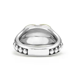 Two-Tone<LAGOS 18K Gold X Diamond Ring