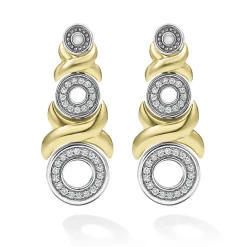 Diamonds<LAGOS 18K Gold Xo Diamond Drop Earrings