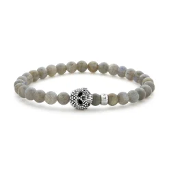 Bracelets<LAGOS Labradorite Skull Bracelet