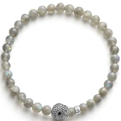 Gemstones<LAGOS Labradorite Skull Bracelet