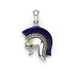 Amulets<LAGOS Lapis Helmet Amulet