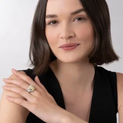 Diamonds<LAGOS Large Caviar Diamond Knot Ring