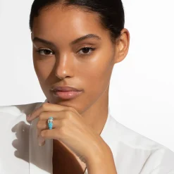 Diamonds<LAGOS Large Ceramic Diamond Stacking Ring