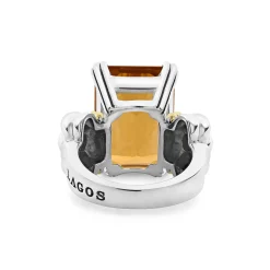 Gemstones<LAGOS Large Emerald-Cut Citrine Ring