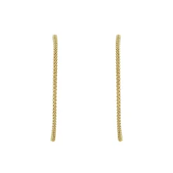 Hoop Earrings<LAGOS Large 18K Gold Caviar Hoop Earrings