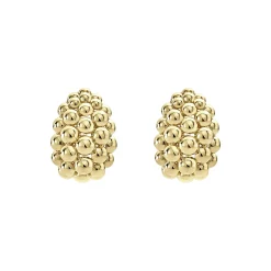 Gold<LAGOS Large 18K Gold Omega Clip Earrings