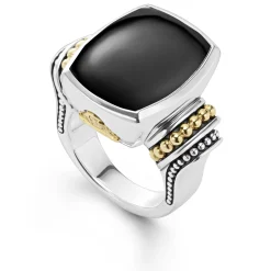 Gemstones<LAGOS Large Onyx Statement Ring