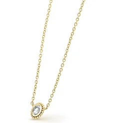 Gold<LAGOS Large Rose Cut Diamond Necklace