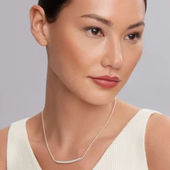 Chains<LAGOS Large Station Diamond Beaded Necklace