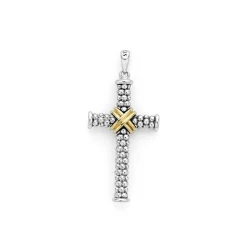 Amulets<LAGOS Large Two-Tone Cross Amulet