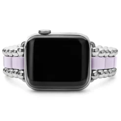 Watch Bracelets<LAGOS Lilac Ceramic And Stainless Steel Watch Bracelet-38-45Mm