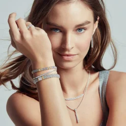 Pendant Necklaces<LAGOS Linear Diamond Pendant Necklace