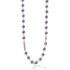 Chains<LAGOS Long Amethyst Beaded Necklace