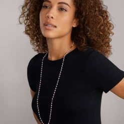 Long Necklaces<LAGOS Long Pink Ceramic Beaded Necklace