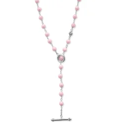Long Necklaces<LAGOS Long Pink Ceramic Beaded Necklace